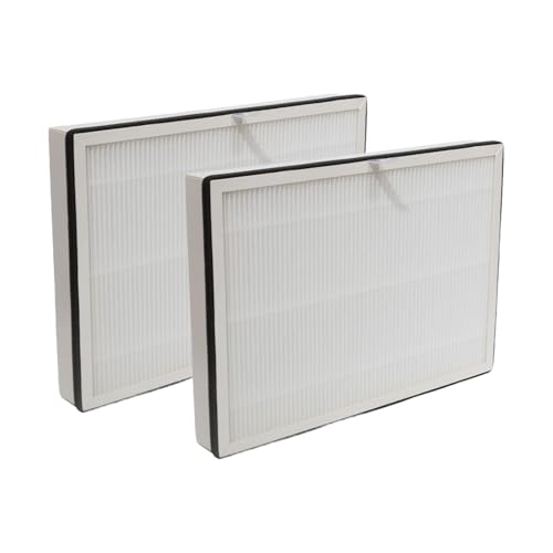 PUREBURG 交換用フィルターBRUNOとの互換性ありBOE081 コンパクトフロア空気清浄機,2個セット H13 HEPA 集じん 活性炭 脫臭 フィルター 2-in-1